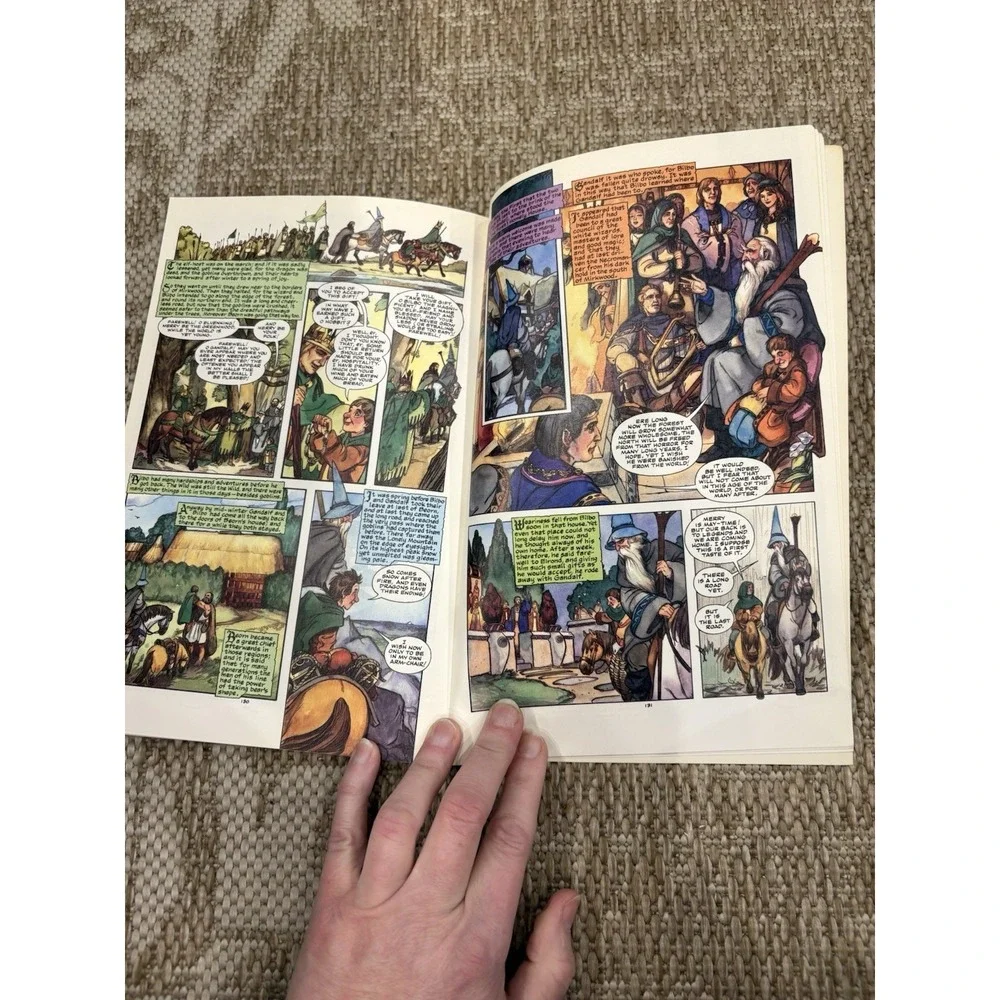 J.R.R. Tolkien The Hobbit Graphic Novel 1990 Eclipse Books